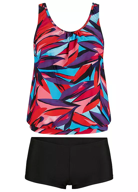 Bonprix Leaf Print Tankini