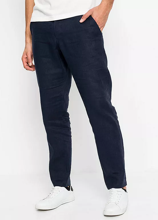 bonprix Linen Blend Chinos