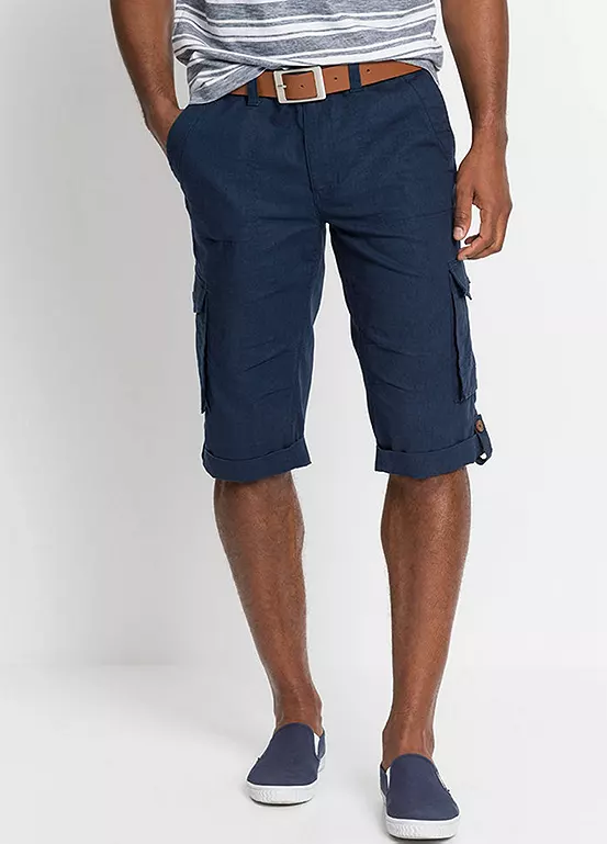 bonprix Linen Blend Shorts