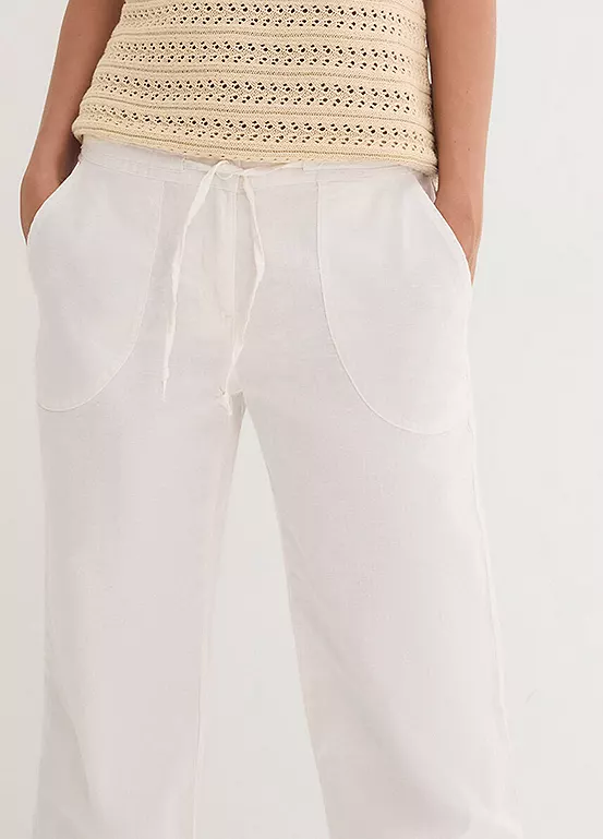 Bonprix Linen Blend Trousers