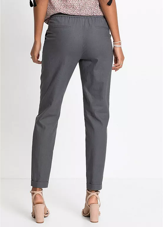 Bonprix Linen Blend Trousers
