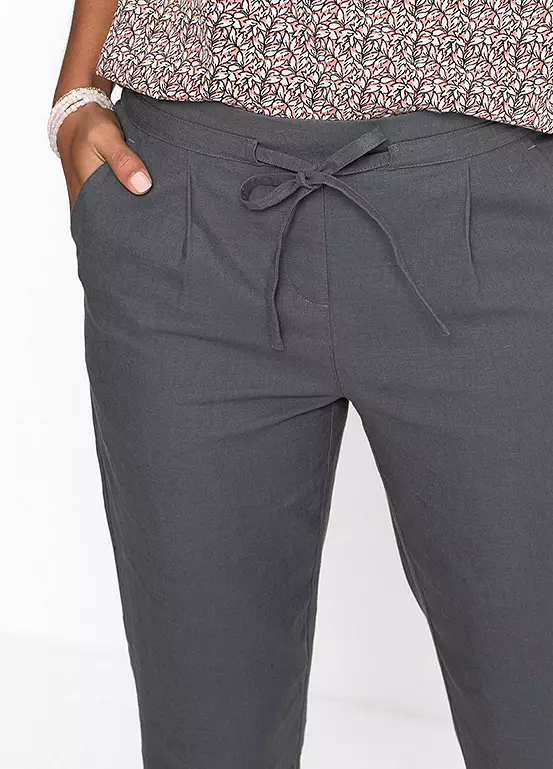 Bonprix Linen Blend Trousers