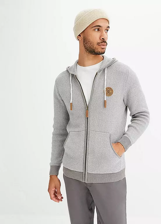 bonprix Logo Zip Hoodie