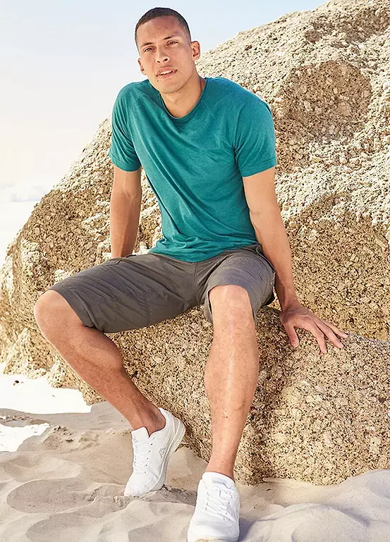 Bonprix Long Cotton Cargo Shorts