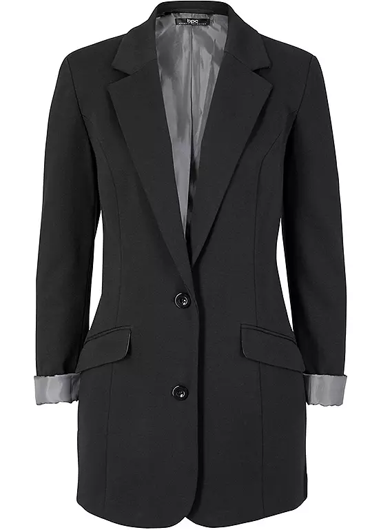 Bonprix Longline Jersey Blazer