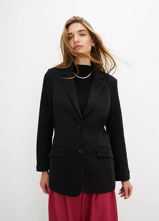 Bonprix Longline Jersey Blazer