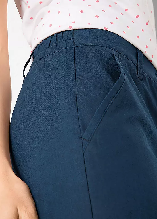 Bonprix Loose Linen Blend Trousers