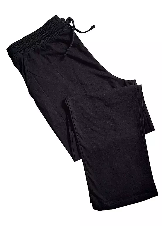 Bonprix Men’s 2 Pack Lounge Pants - Black & Charcoal