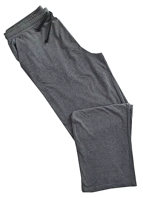Bonprix Men’s 2 Pack Lounge Pants - Black & Charcoal