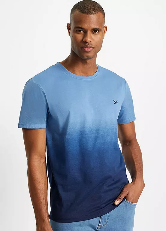 bonprix Men’s Dip-Dye Gradient T-Shirt