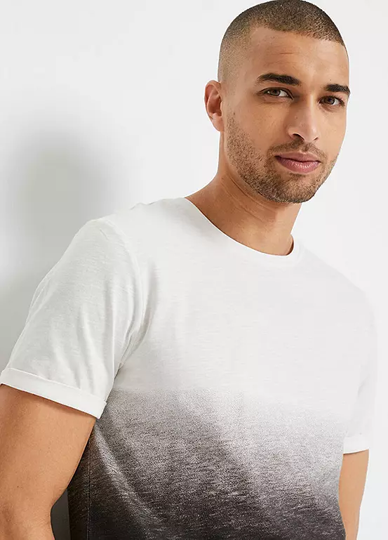 Bonprix Men’s Dip-Dye T-Shirt