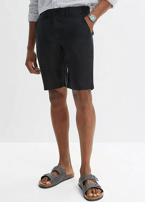 bonprix Men’s Linen Summer Shorts