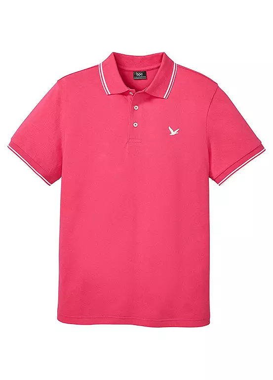 Bonprix Men’s Short Sleeves Pique Polo Shirt