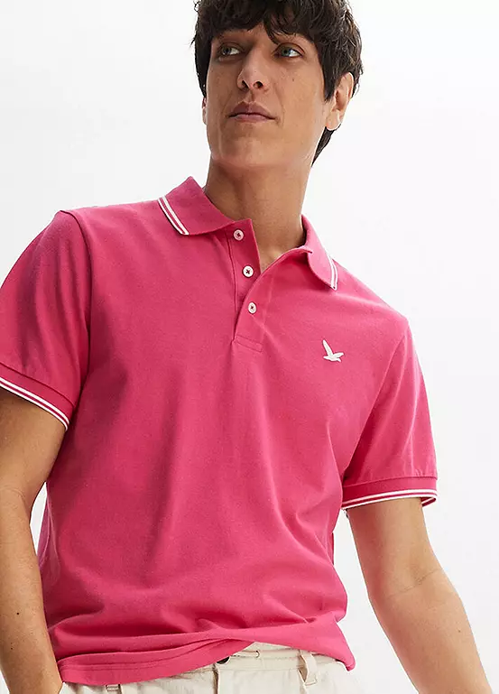 Bonprix Men’s Short Sleeves Pique Polo Shirt