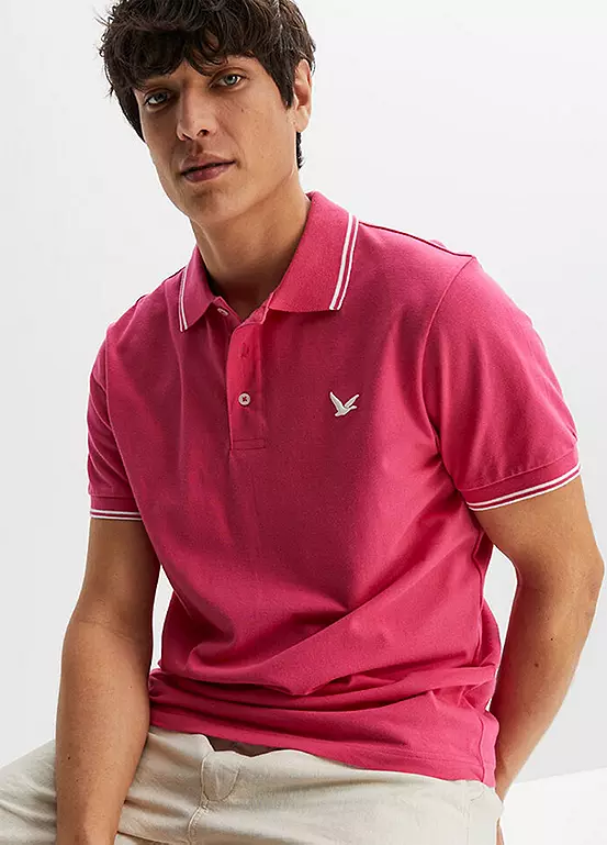 bonprix Men’s Short Sleeves Pique Polo Shirt