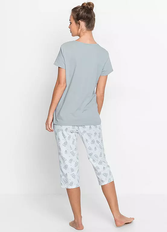 Bonprix Owl Print Cotton Pyjama Set