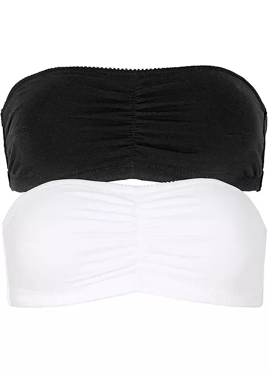 bonprix Pack of 2 Bandeau Bras