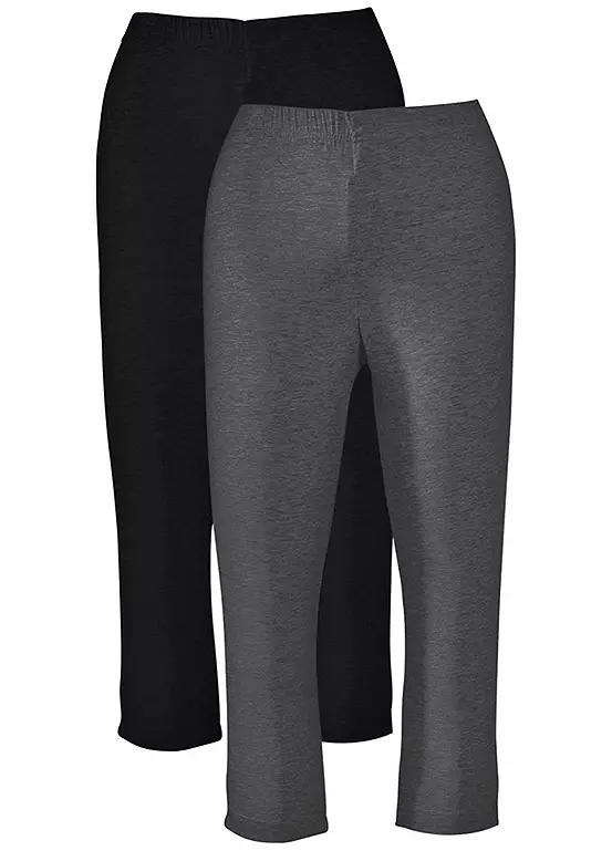 Bonprix Pack Of 2 Capri Leggings