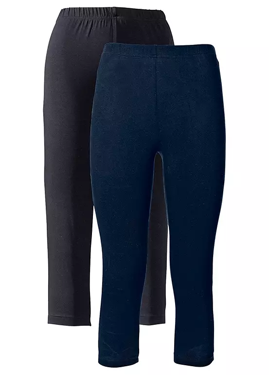 bonprix Pack of 2 Capri Leggings