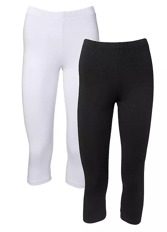Bonprix Pack Of 2 Cropped Leggings