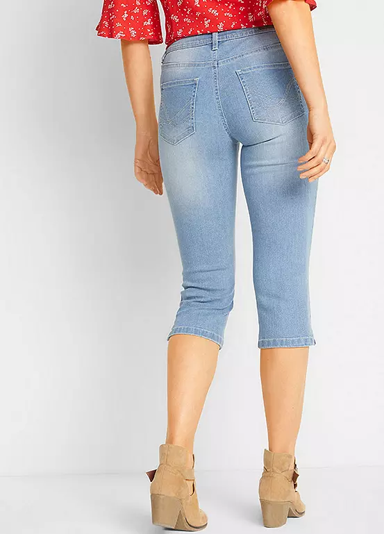 Bonprix Pack Of 2 Cropped Skinny Jeans
