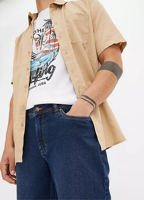 Bonprix Pack Of 2 Denim Shorts