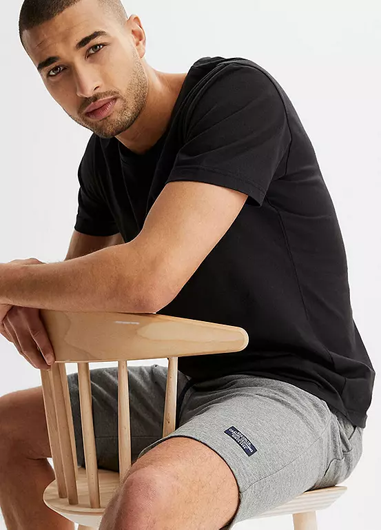 Bonprix Pack Of 2 Drawstring Sweat Shorts