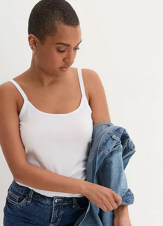 Bonprix Pack Of 2 Longline Camis