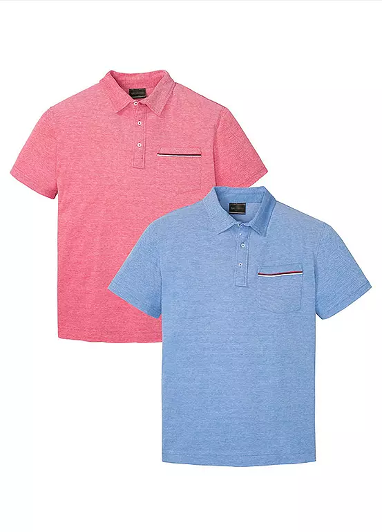 bonprix Pack of 2 Polo Shirts