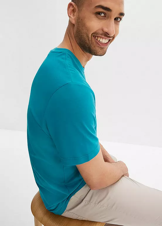 Bonprix Pack Of 2 Print Short Sleeve T-Shirts