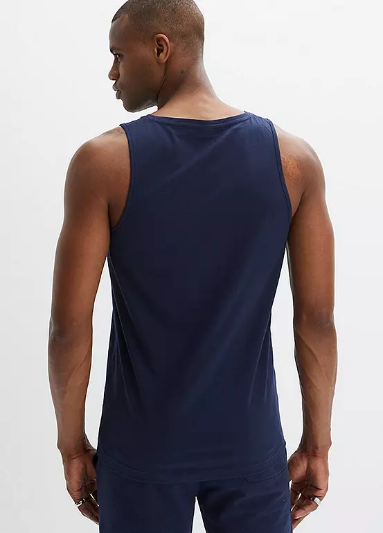 Bonprix Pack Of 2 Printed Tank Tops