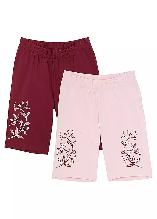 bonprix Pack Of 2 Short Leggings