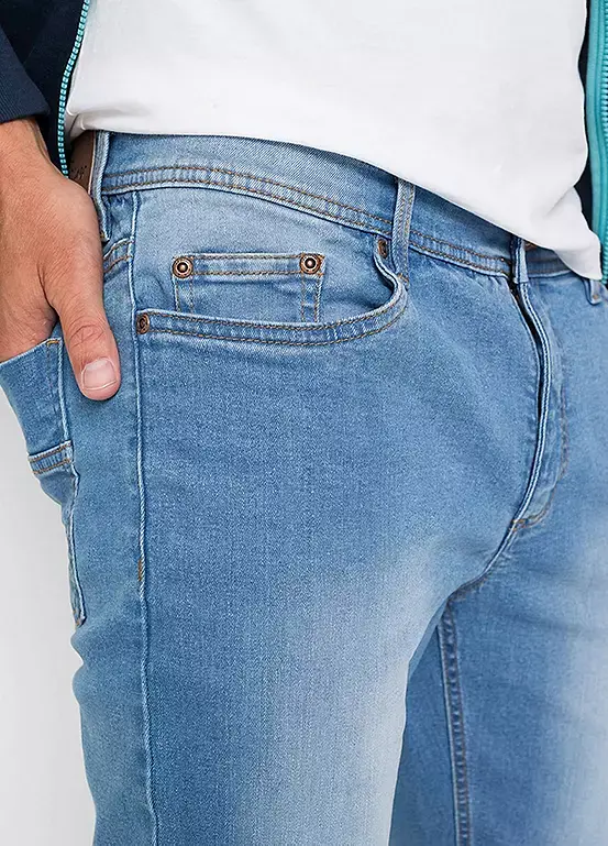 Bonprix Pack Of 2 Straight Stretch Jeans