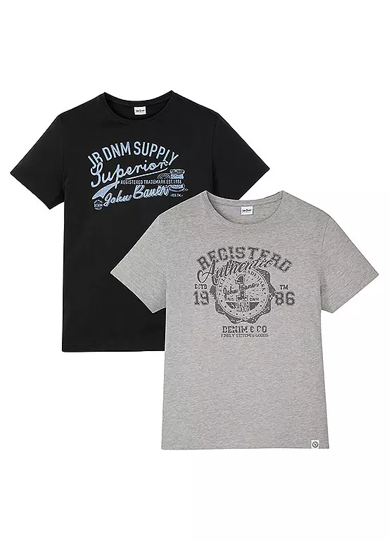 bonprix Pack of 2 T-Shirts