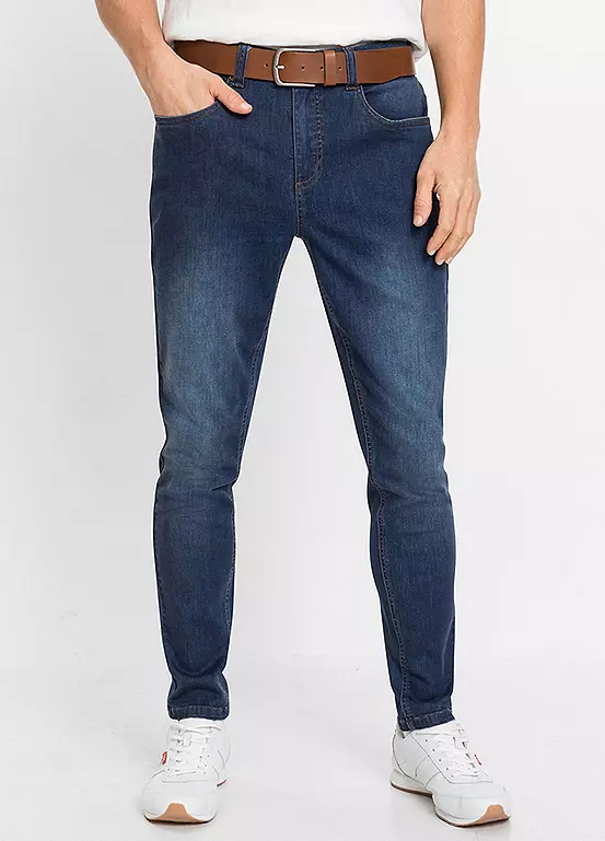 Bonprix Pack Of 2 Tapered Slim Jeans