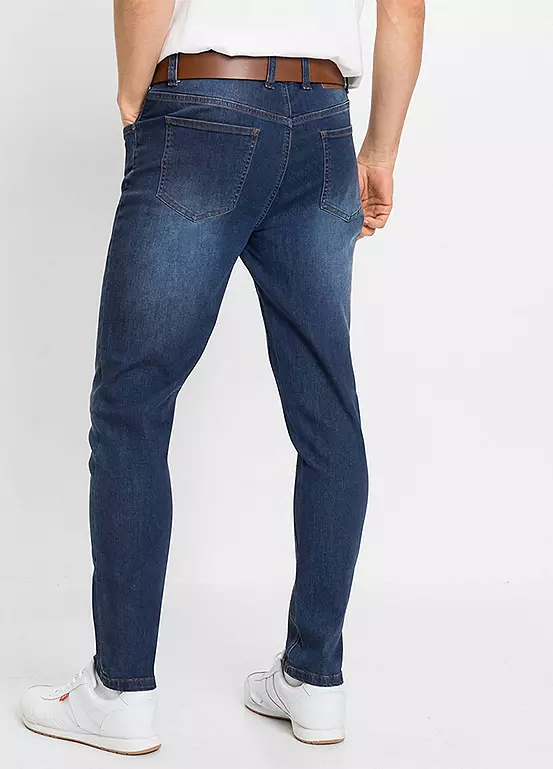 Bonprix Pack Of 2 Tapered Slim Jeans