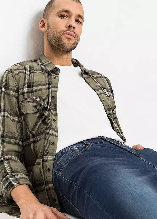 Bonprix Pack Of 2 Tapered Slim Jeans