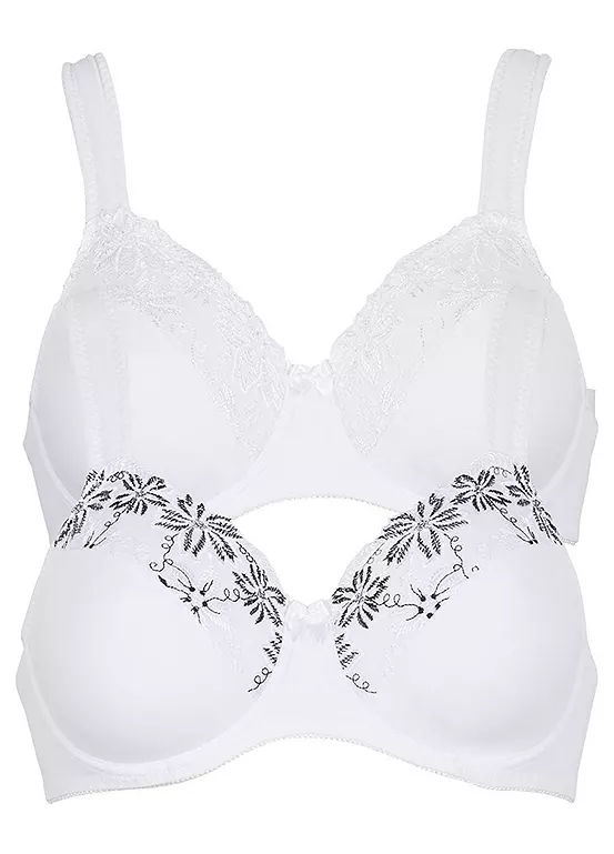 bonprix Pack of 2 Underwired Bras