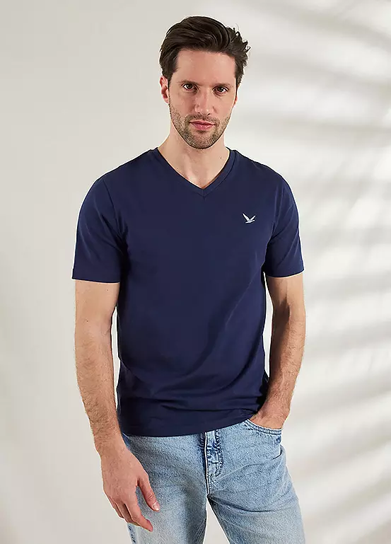 Bonprix Pack Of 2 V-Neck T-Shirts