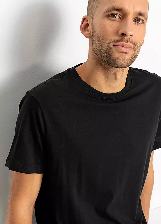 Bonprix Pack Of 3 Cotton T-Shirts