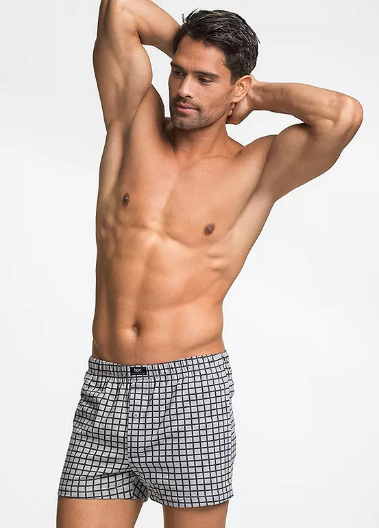 Bonprix Pack Of 3 Loose Fit Boxers