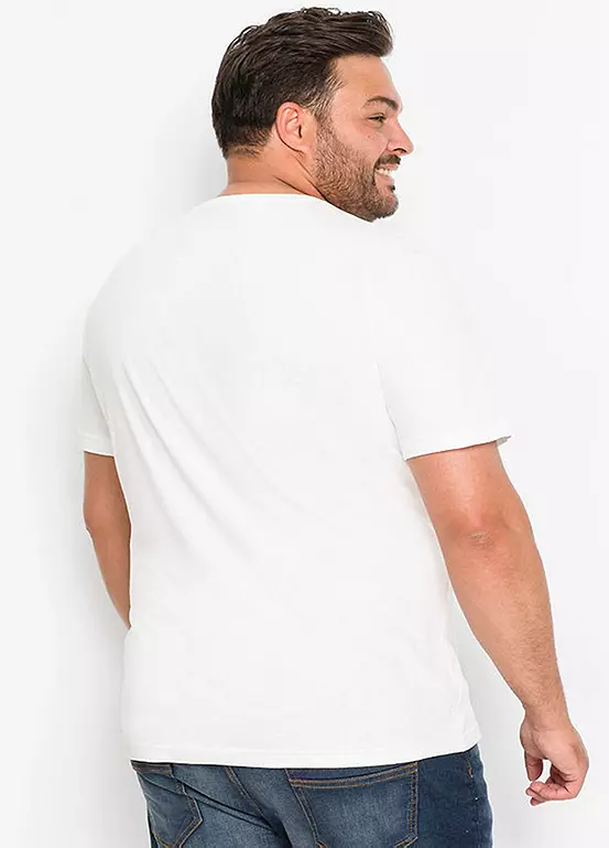 Bonprix Pack Of 3 Round Neck T-Shirts