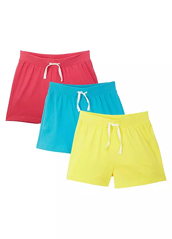 bonprix Pack of 3 Summer Shorts
