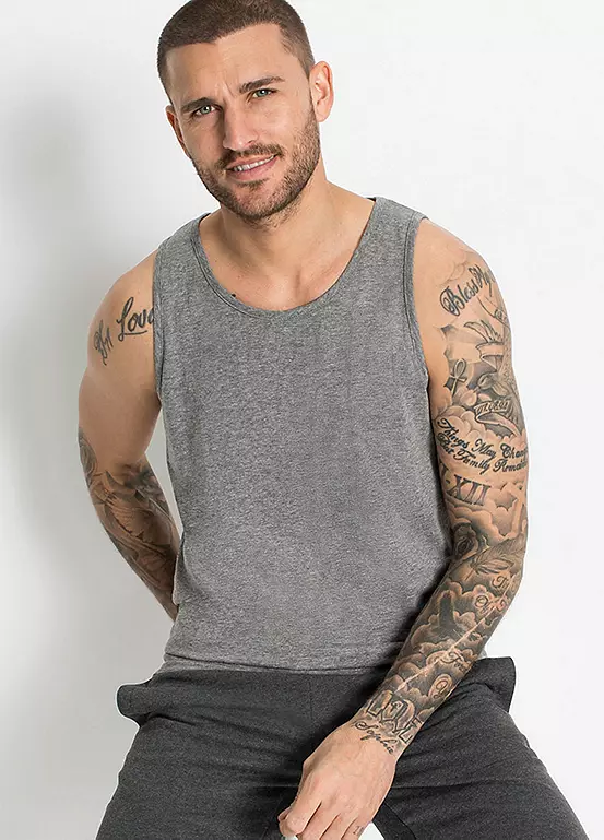 Bonprix Pack Of 3 Tank Tops