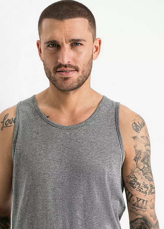 Bonprix Pack Of 3 Tank Tops