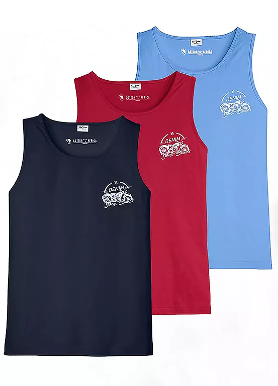 bonprix Pack of 3 Tank Tops