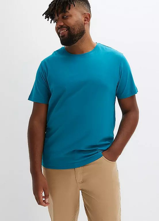 Bonprix Pack Of 5 Crew Neck T-Shirts