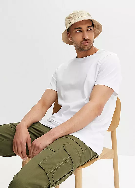 Bonprix Pack Of 5 Crew Neck T-Shirts