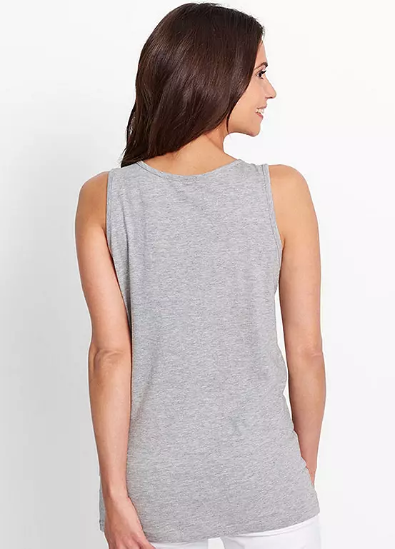 Bonprix Pack Of 5 Essential Vest Tops