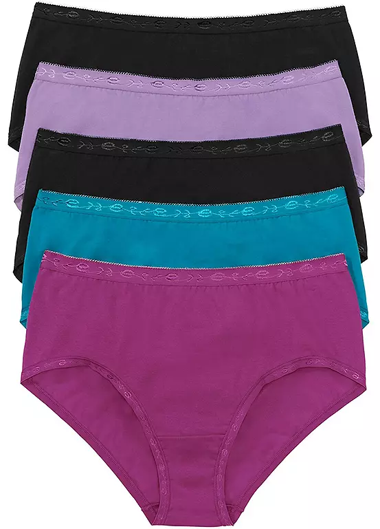 bonprix Pack of 5 Full Briefs